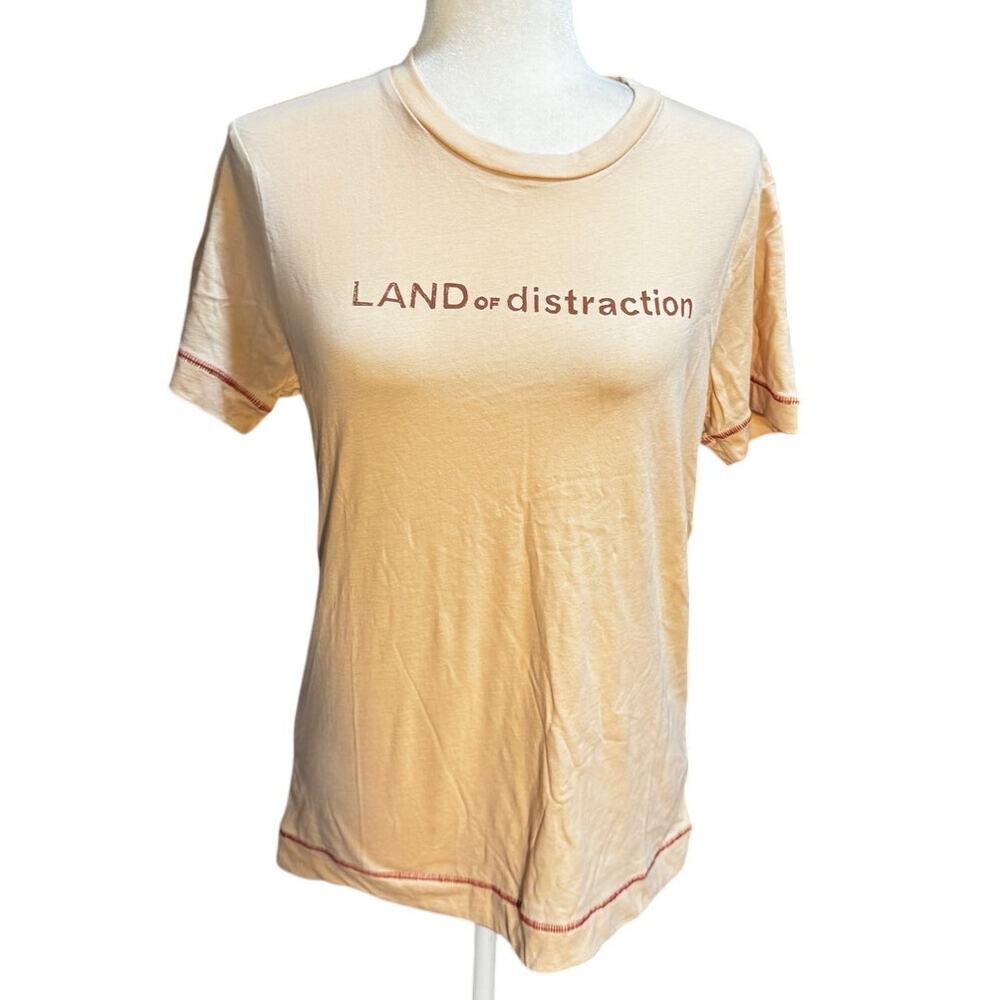 Land Of Distraction Kate Nude Organic Cotton Women's M Short Sleeve Top